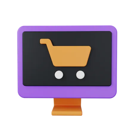 Shopping Cart  3D Icon