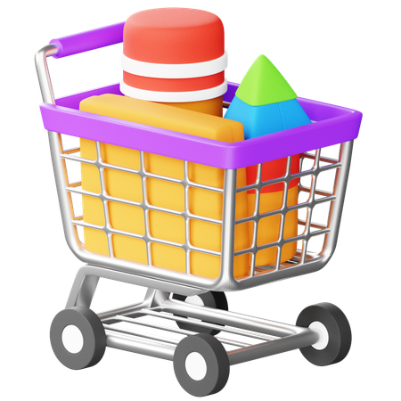 쇼핑 카트  3D Icon