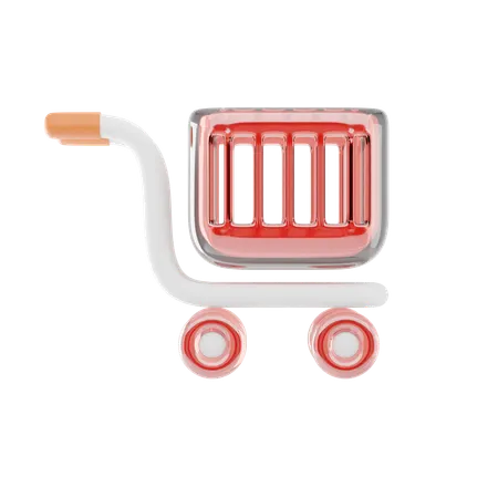 Shopping Cart  3D Icon