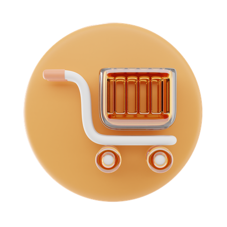 Shopping Cart  3D Icon