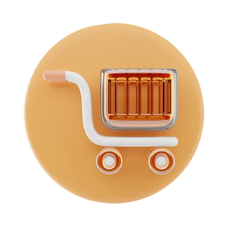 Shopping Cart  3D Icon