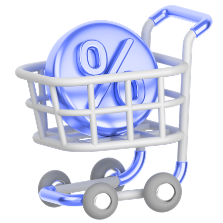 Shopping Cart  3D Icon