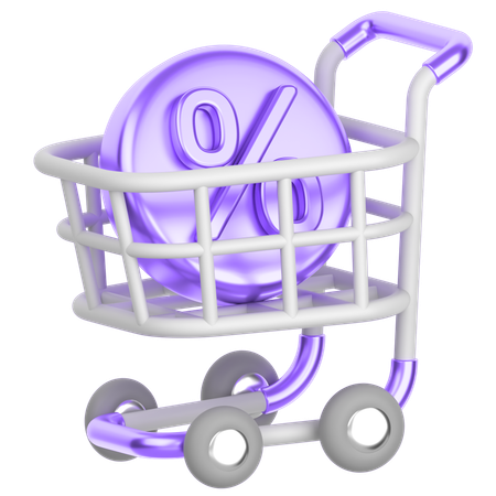 Shopping Cart  3D Icon