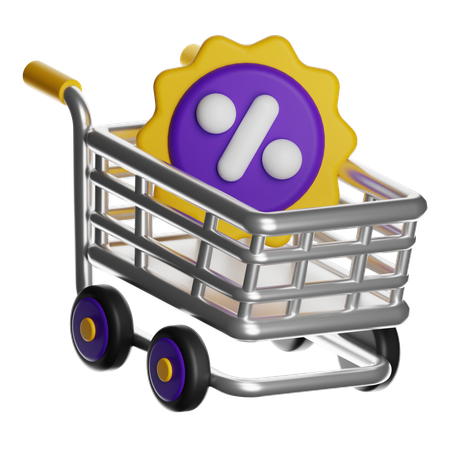 Shopping Cart  3D Icon