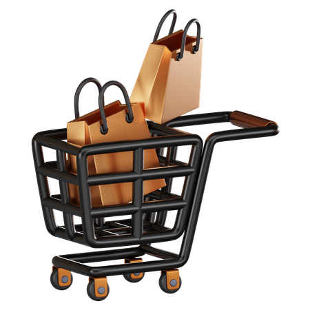 Shopping Cart  3D Icon