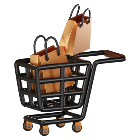 Shopping Cart  3D Icon