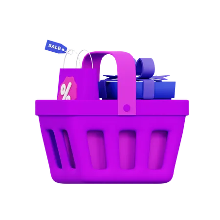 Shopping Cart  3D Icon