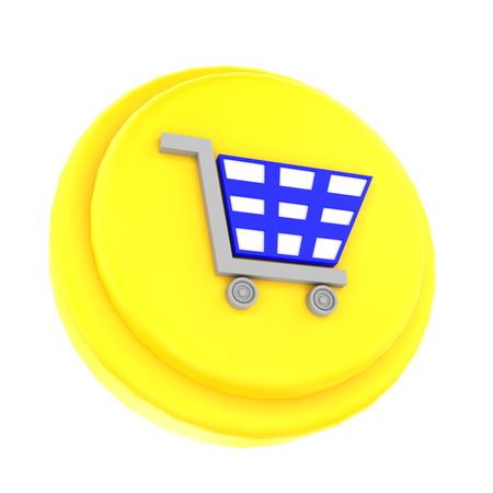 Shopping cart  3D Icon