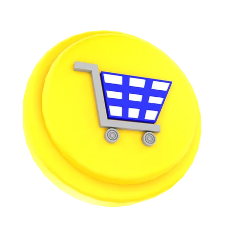 Shopping cart  3D Icon