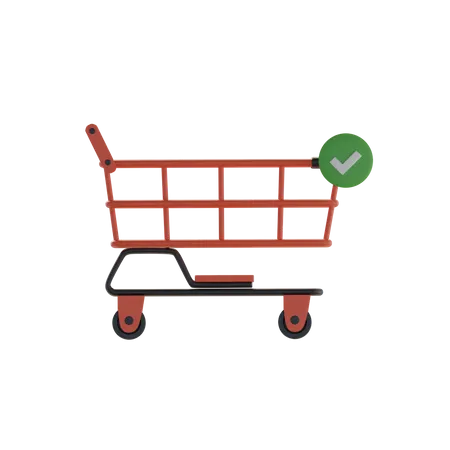 Shopping Cart  3D Icon