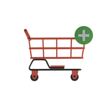 Shopping Cart  3D Icon