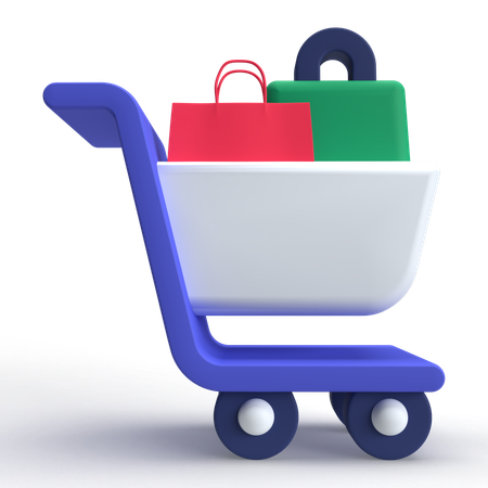 Shopping Cart  3D Icon