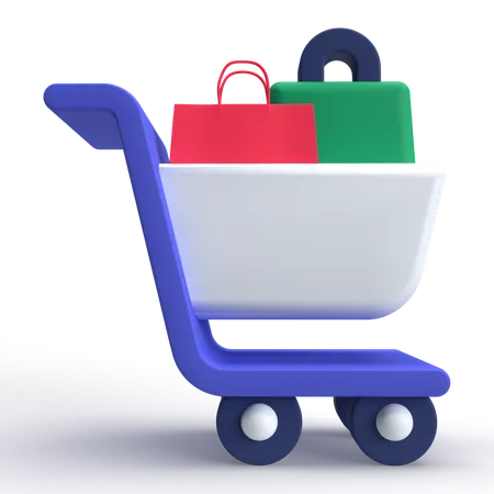 Shopping Cart  3D Icon