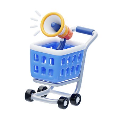 Shopping Cart  3D Icon