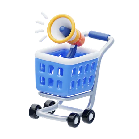 Shopping Cart  3D Icon