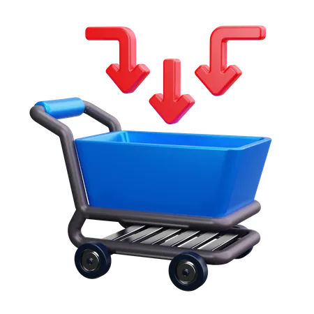 Shopping Cart  3D Icon