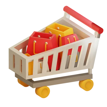 Shopping Cart  3D Icon