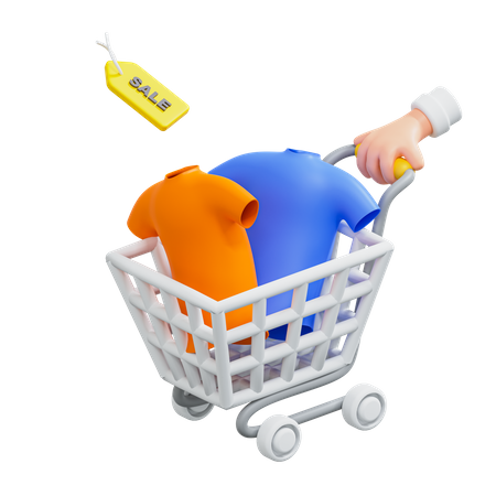 Shopping Cart  3D Icon