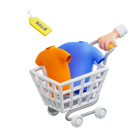 Shopping Cart  3D Icon