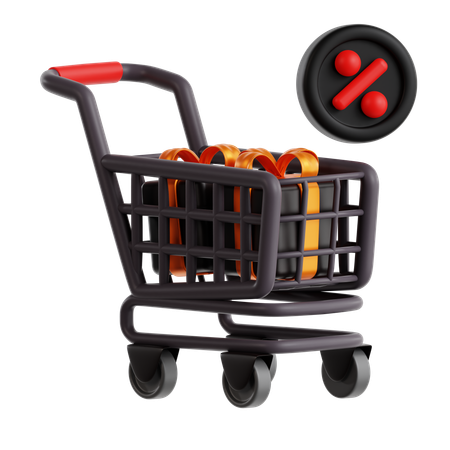 Shopping Cart  3D Icon