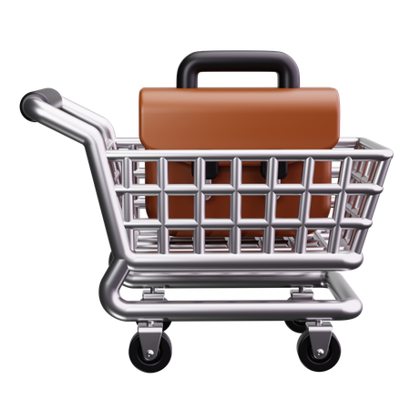 Shopping Cart  3D Icon