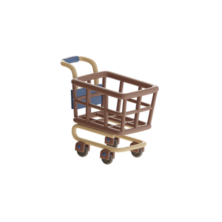 Shopping Cart  3D Icon
