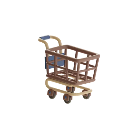 Shopping Cart  3D Icon
