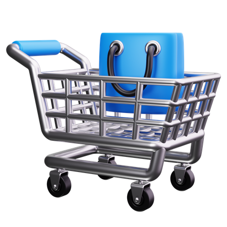 Shopping Cart  3D Icon