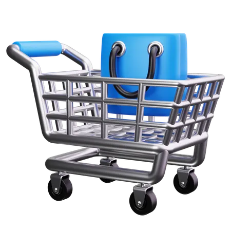 Shopping Cart  3D Icon