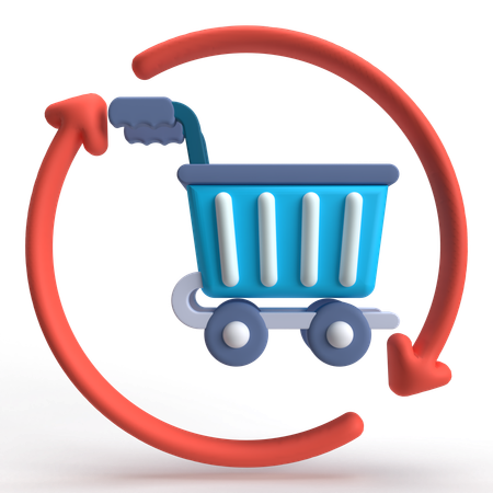 Shopping Cart  3D Icon