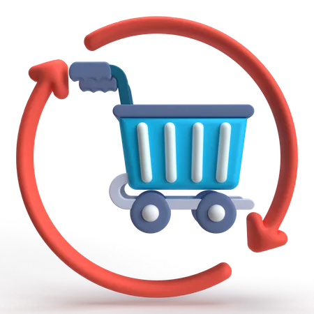 Shopping Cart  3D Icon