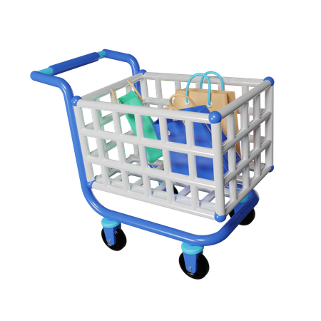 Shopping Cart  3D Icon
