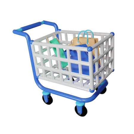 Shopping Cart  3D Icon