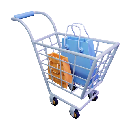 Shopping Cart  3D Icon