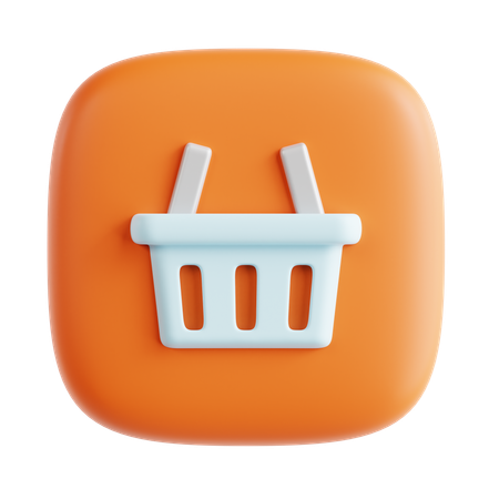 Shopping Cart  3D Icon