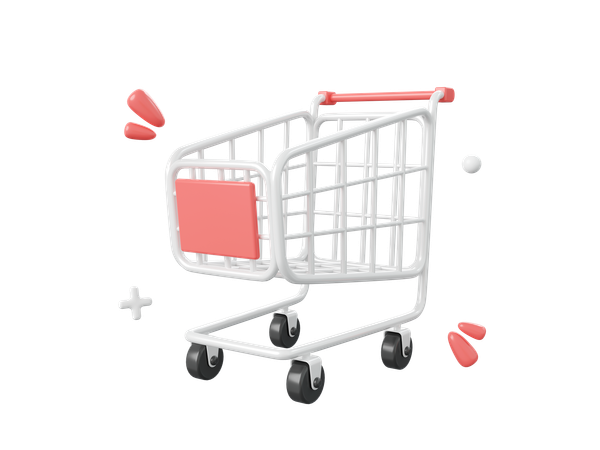 Shopping Cart  3D Icon