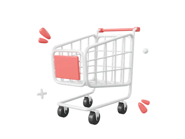 Shopping Cart  3D Icon