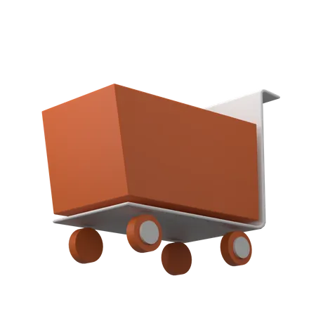 Shopping Cart  3D Icon