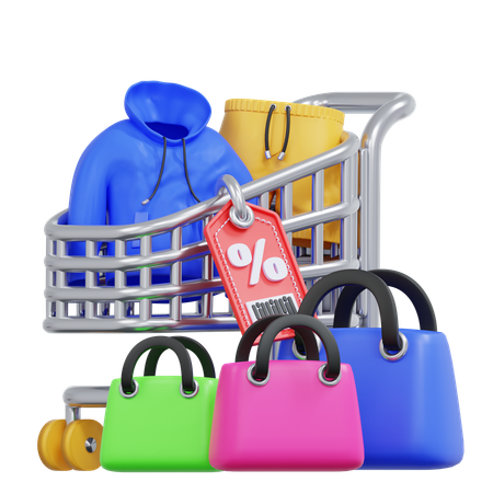 Shopping Cart  3D Icon