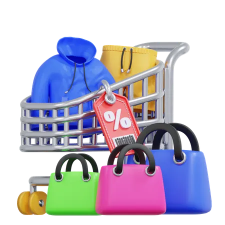 Shopping Cart  3D Icon