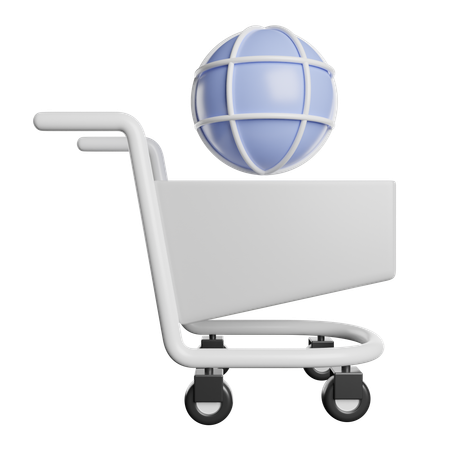 Shopping Cart  3D Icon