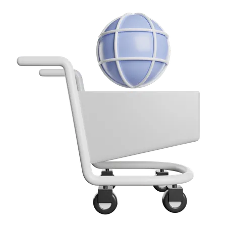 Shopping Cart  3D Icon