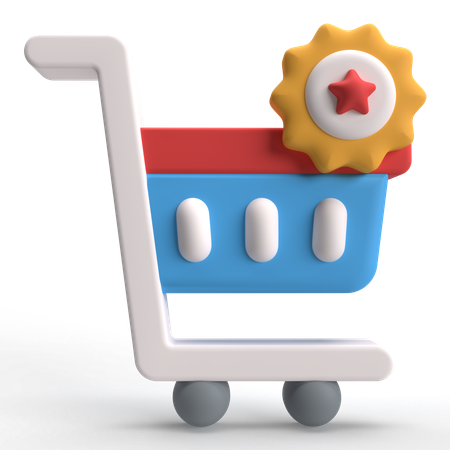 Shopping Cart  3D Icon