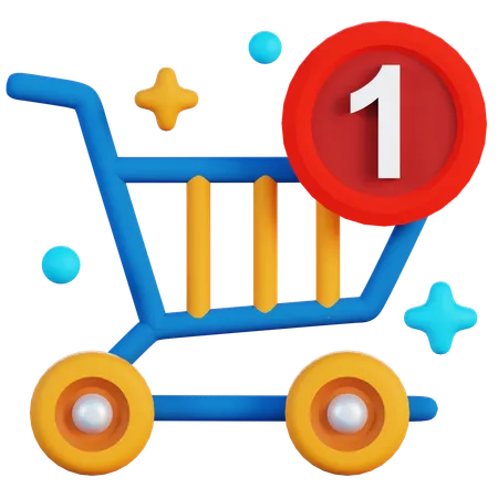 SHOPPING CART  3D Icon