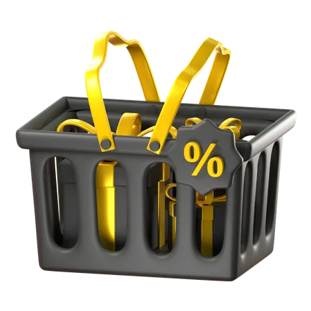 Shopping Cart  3D Icon