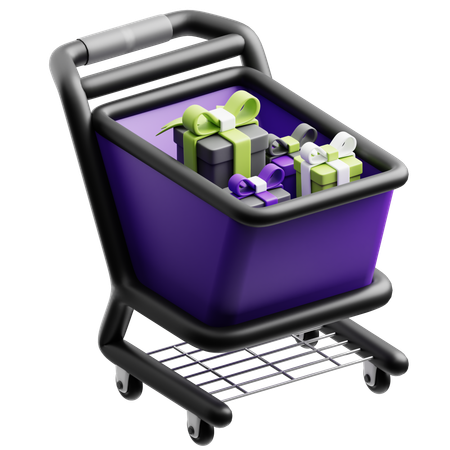 Shopping Cart  3D Icon