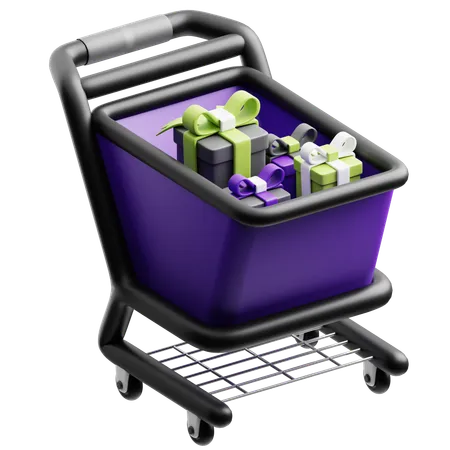 Shopping Cart  3D Icon