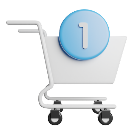 Shopping Cart  3D Icon