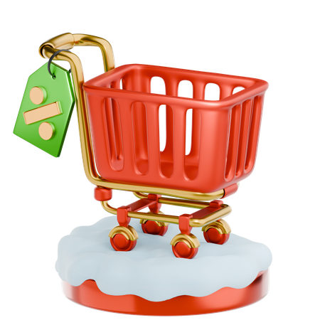 Shopping Cart  3D Icon