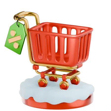 Shopping Cart  3D Icon